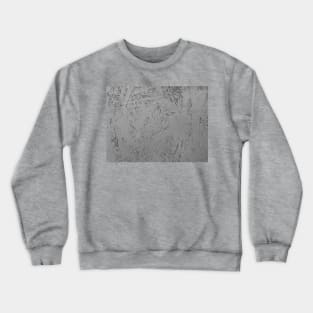 grey painted OSB Crewneck Sweatshirt